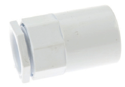 White Plastic Female Adapters